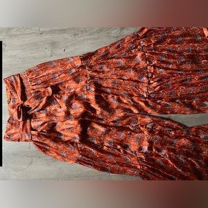 Shein size large flowy pants with adjustable belt